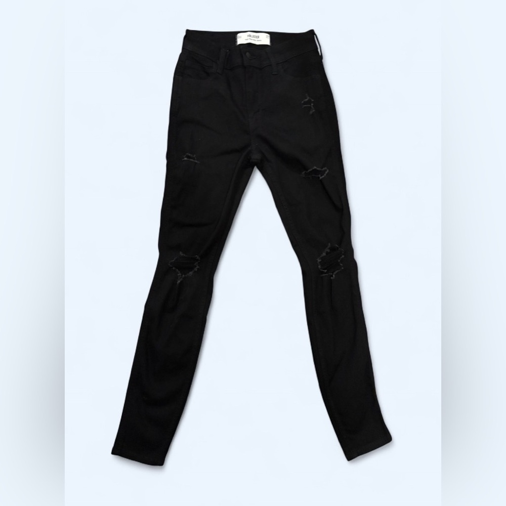 Hollister High-Rise Super Skinny Black Jeans Size 25 Short – NWT 🖤
